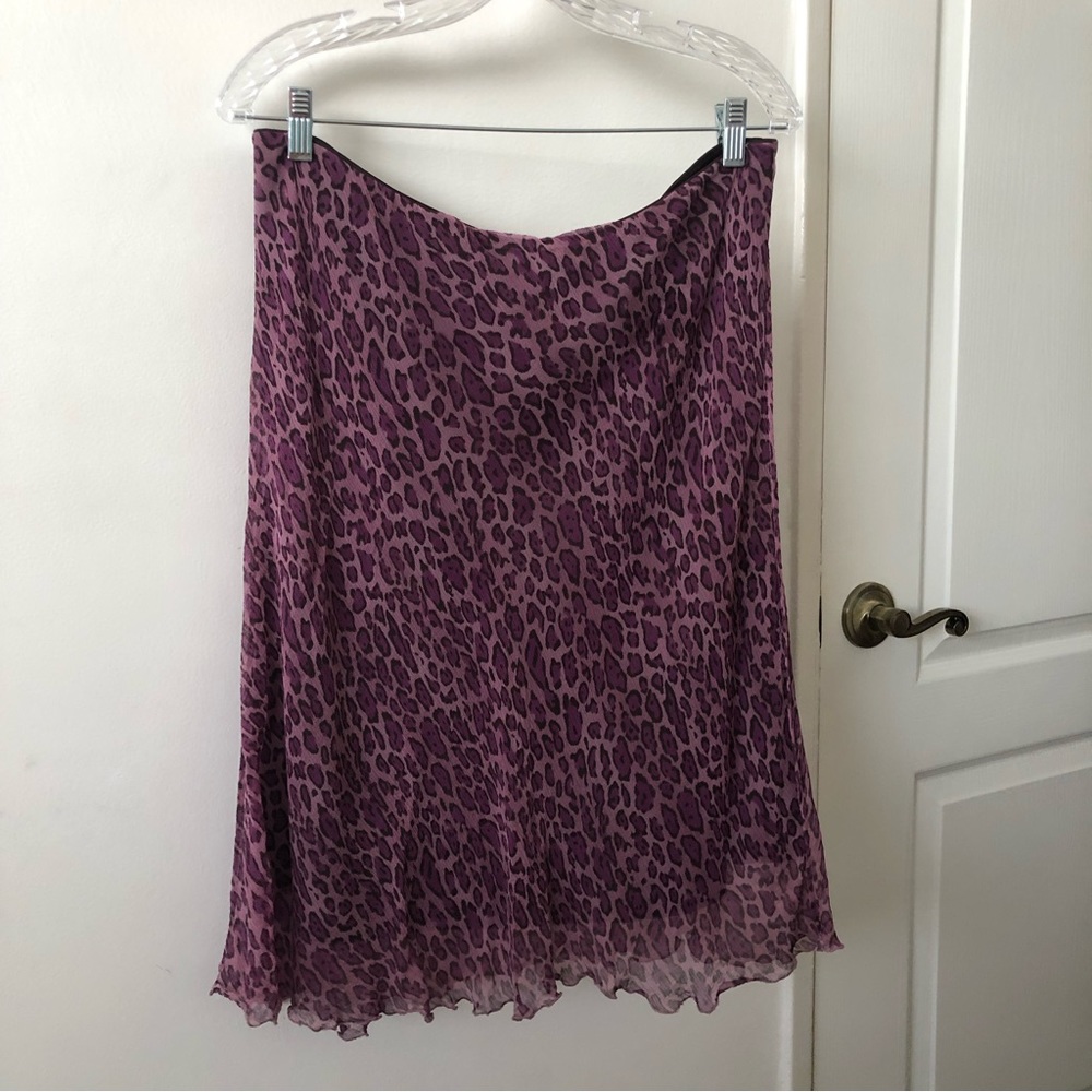 Hillard & Hansons XL 90s Silk  skirt